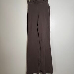 Bundle (2) SLGHR Wide Leg Paperbag Waist Pants Taupe Size 4 Cotton Blend